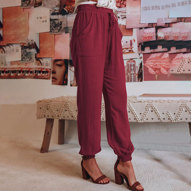 Kaeli | Pantaloni eleganti con coulisse