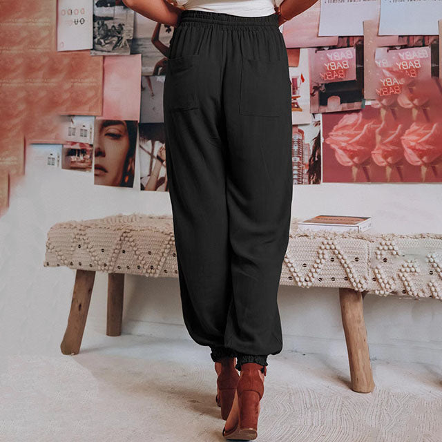 Kaeli | Pantaloni eleganti con coulisse