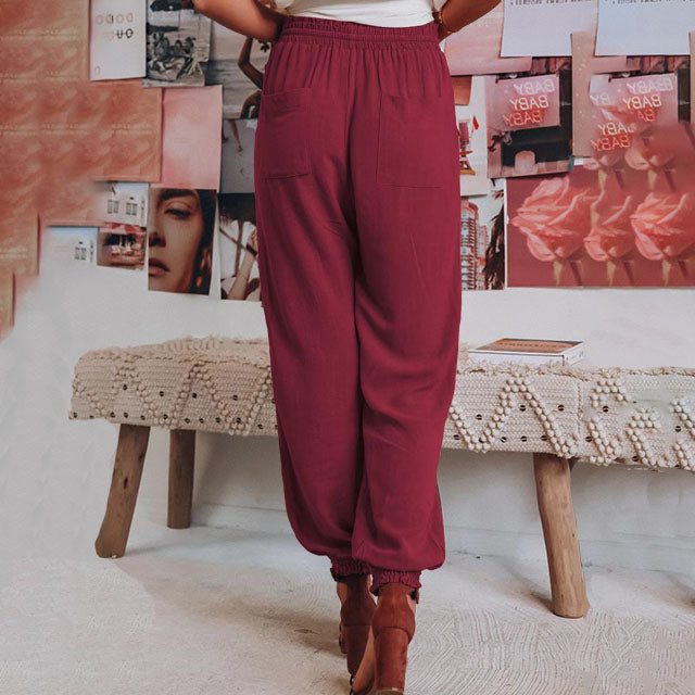 Kaeli | Pantaloni eleganti con coulisse