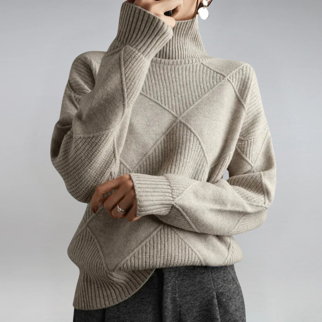 Carol | Maglione dolcevita in cashmere Luxe — 1