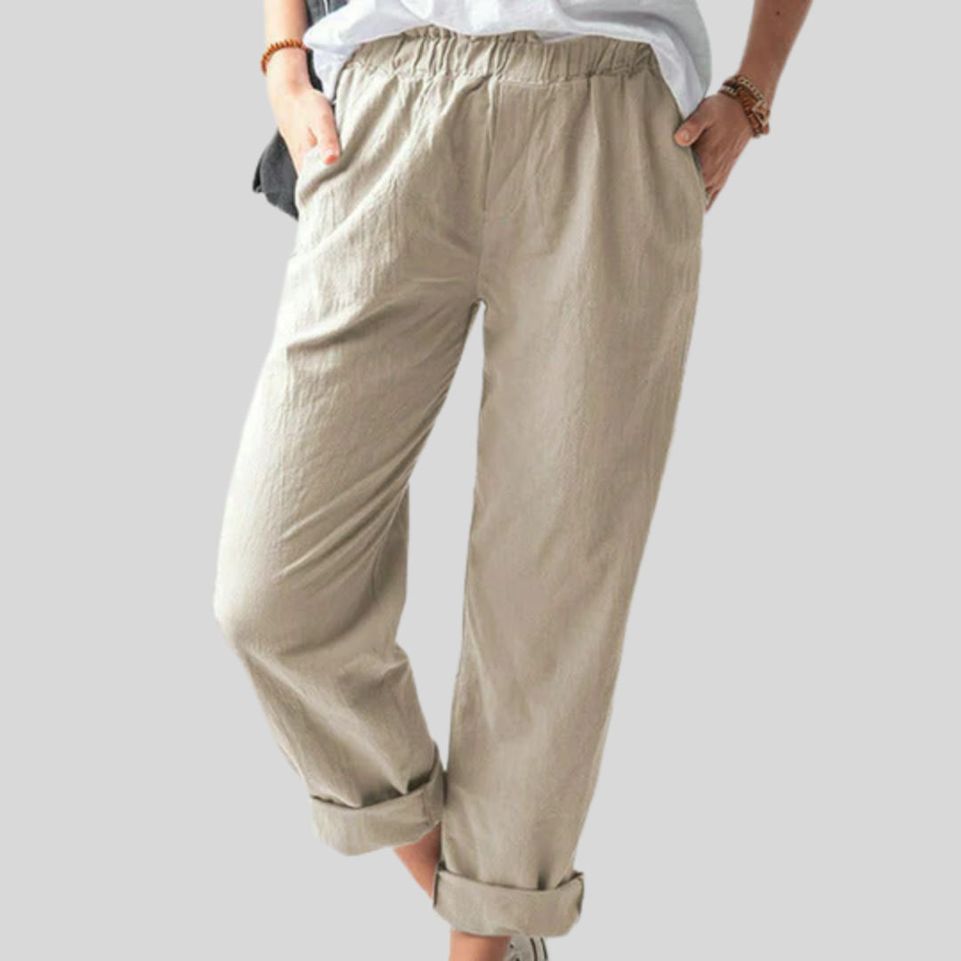 Neria | Pantaloni strutturati dalla mano morbida