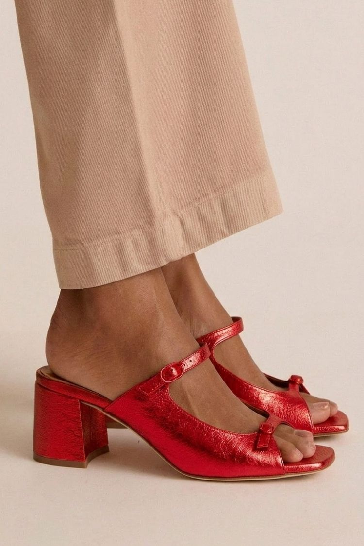 Valentina | Riviera Embellished Sandals in Gold