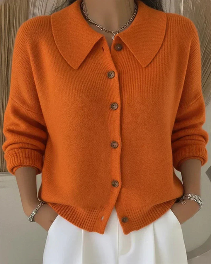 Sienna™ | Cardigan con colletto a bottoni — 3