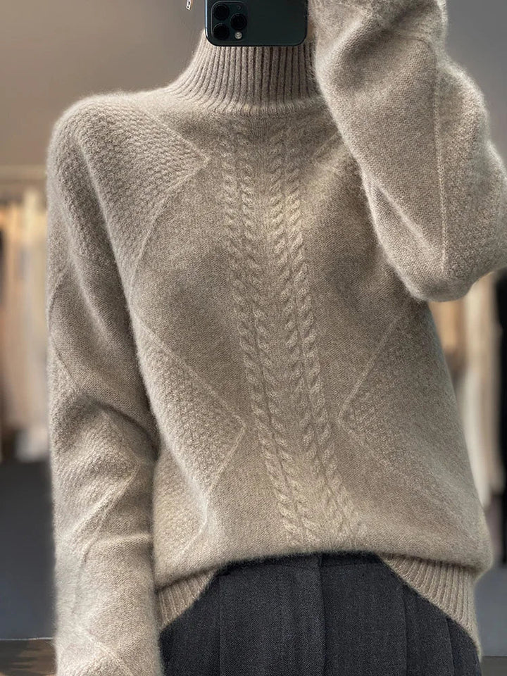 Carolyn | Maglione dolcevita in cashmere — 3