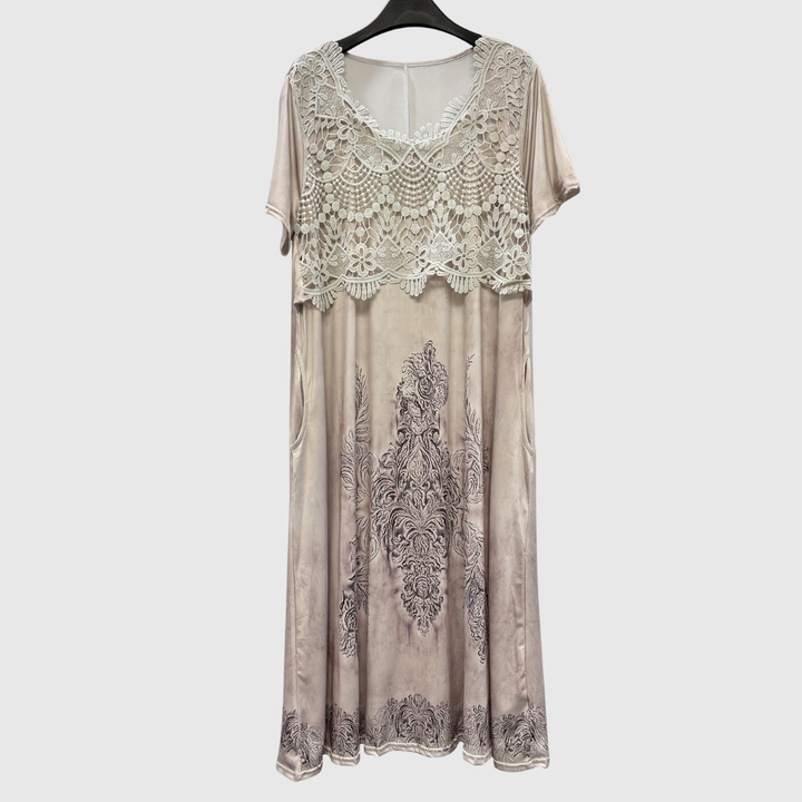 Indigo | Abito midi elegante a fiori