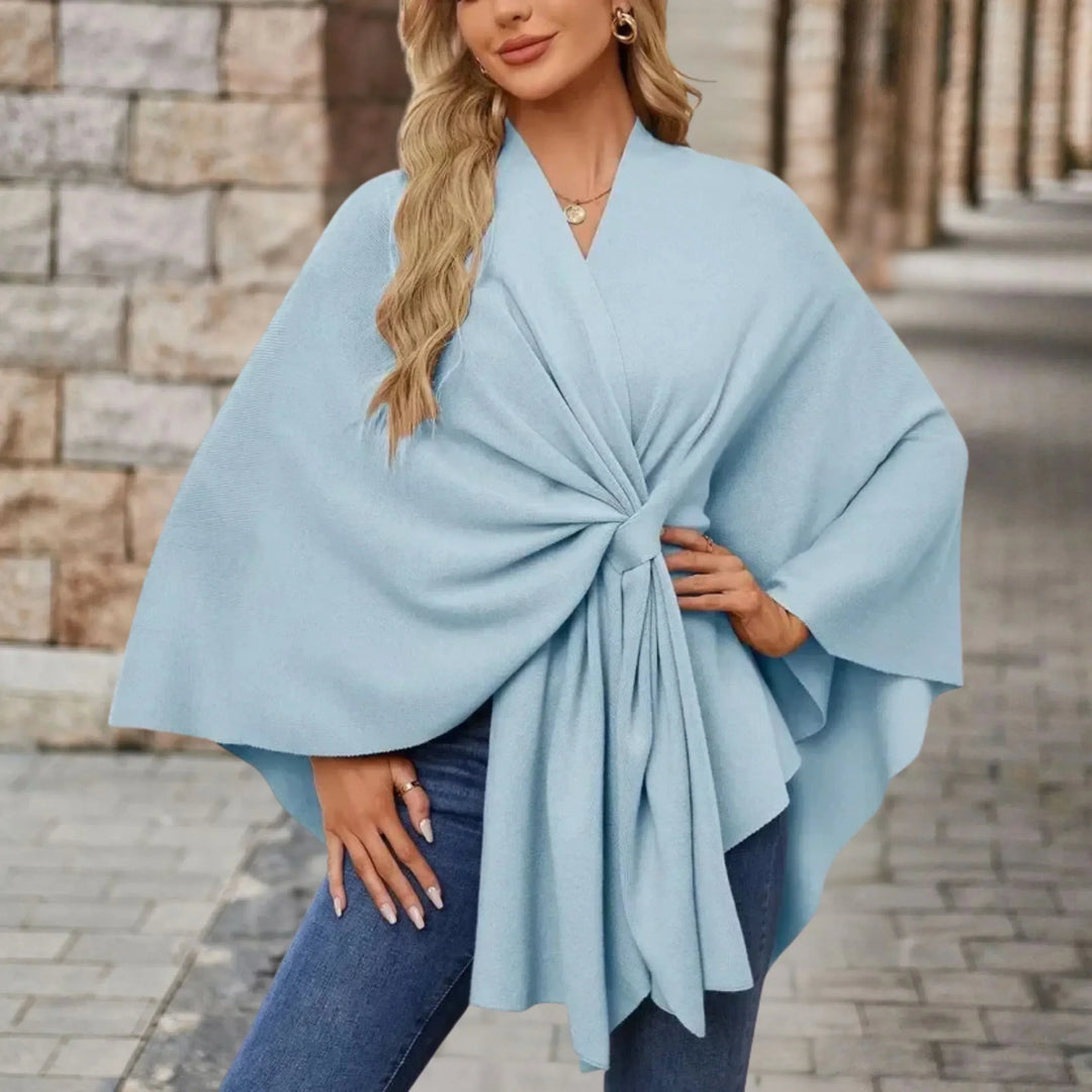 Briana™ | Poncho drappeggiato elegante — 2
