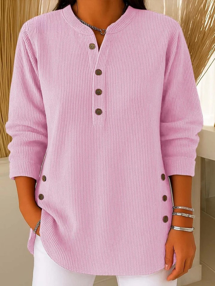 Neva™ | Tunica Henley con bottoni — 2