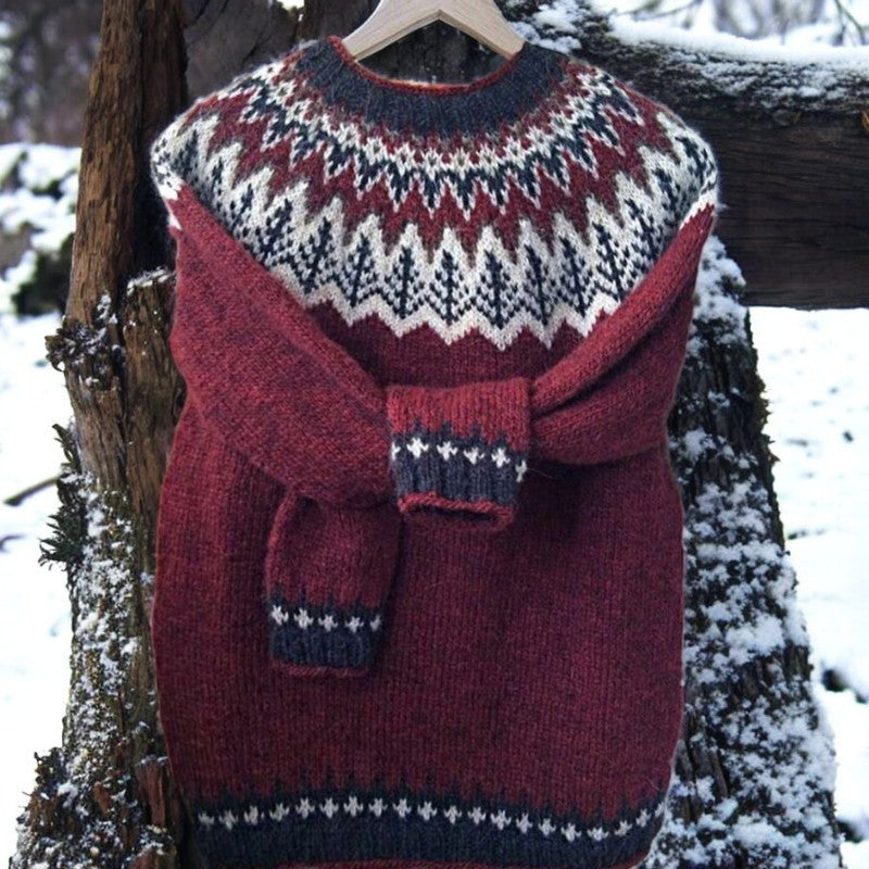Zenova™ | Maglione Jacquard elegante e confortevole — 1
