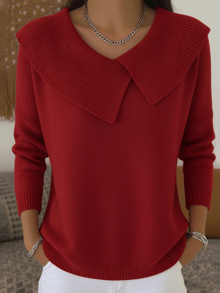 Cassidy | Maglione caldo con colletto morbido — 1