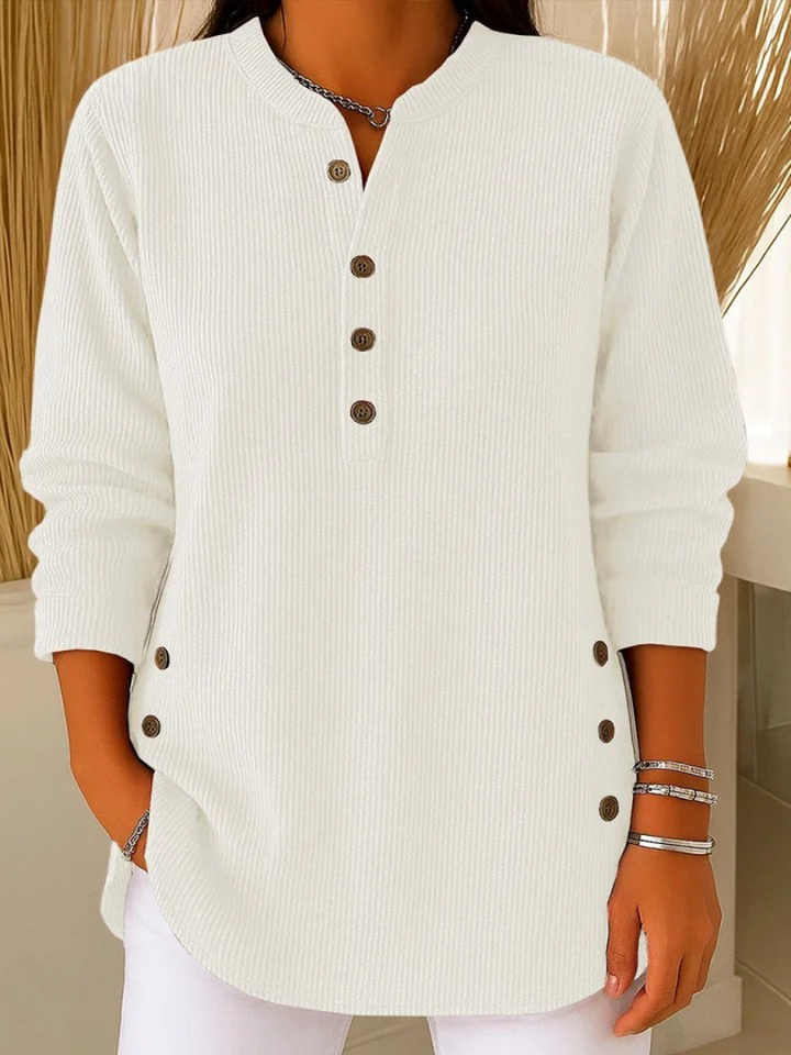 Neva™ | Tunica Henley con bottoni — 5
