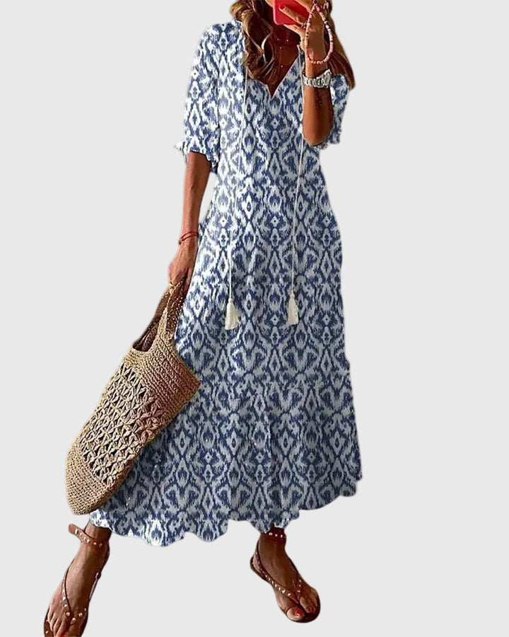 Amalia | Abito lungo estivo vintage in stile boho