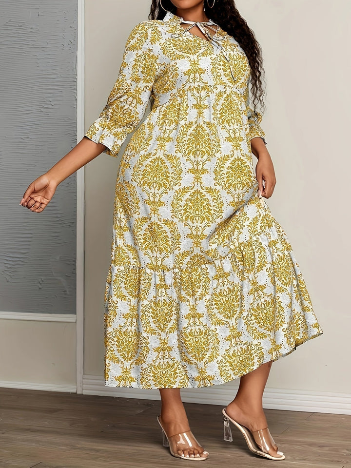 Molly | Abito boho con stampa mosaico
