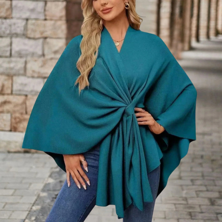 Briana™ | Poncho drappeggiato elegante — 3