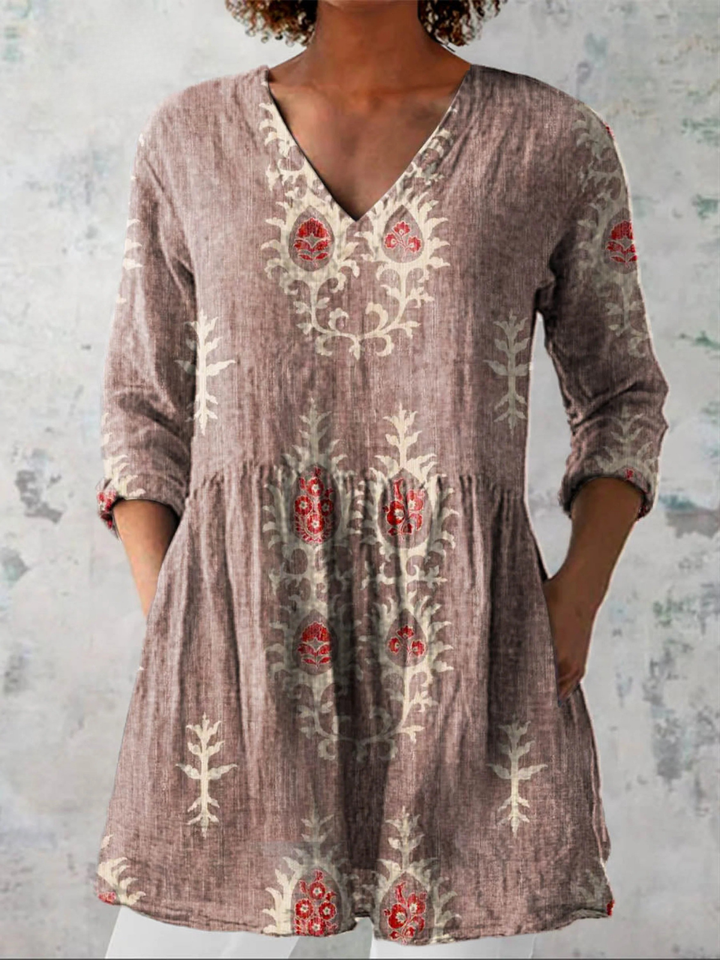 Blair | Blusa lunga con stampa decisa