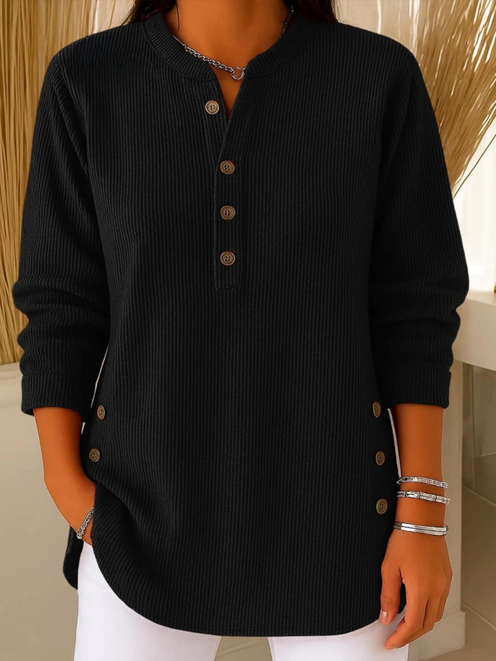 Neva™ | Tunica Henley con bottoni — 6