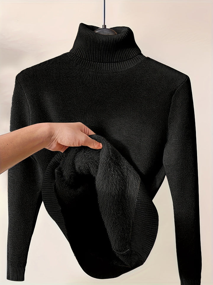 Zerra | Maglione pullover morbido con collo alto — 2