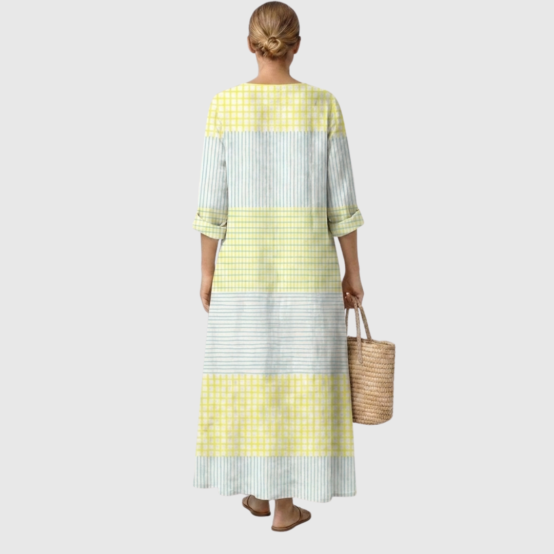 Olivia™ | Abito in lino dall’eleganza naturale – vista 3