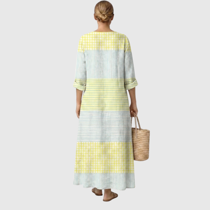 Olivia™ | Abito in lino dall’eleganza naturale – vista 3