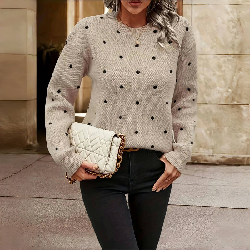Esmee | Maglione classico punteggiato — 6