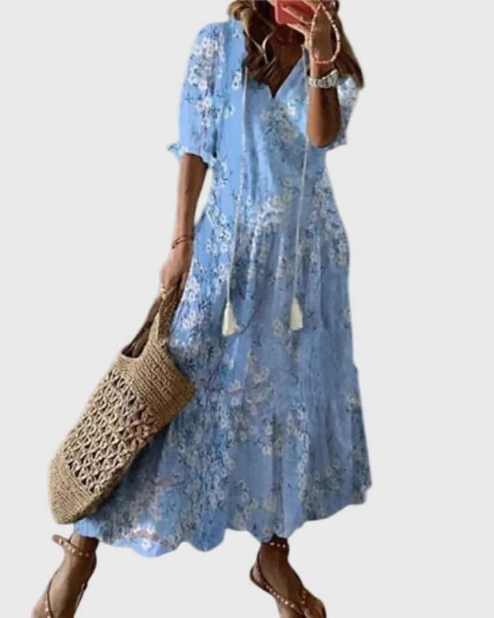 Amalia | Abito lungo estivo vintage in stile boho