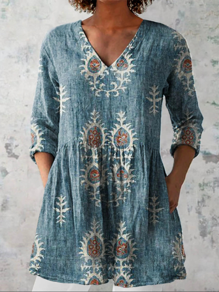 Blair | Blusa lunga con stampa decisa