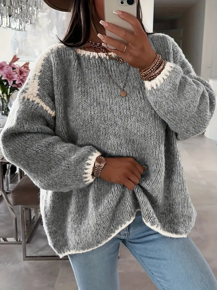 Usalda | Maglione lavorato a maglia accogliente — 7