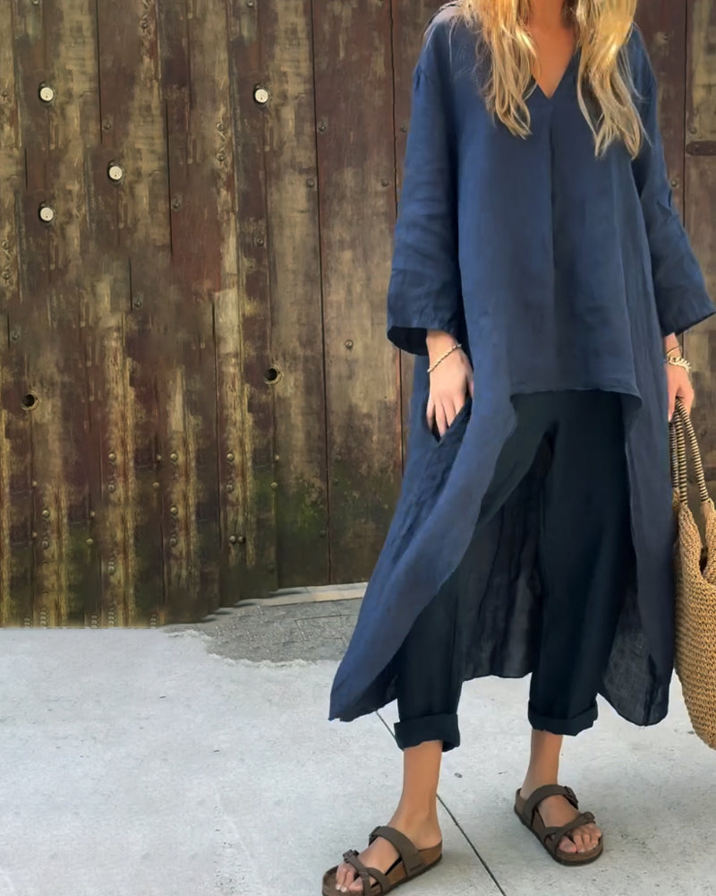 Vaelora | Completo elegante drappeggiato