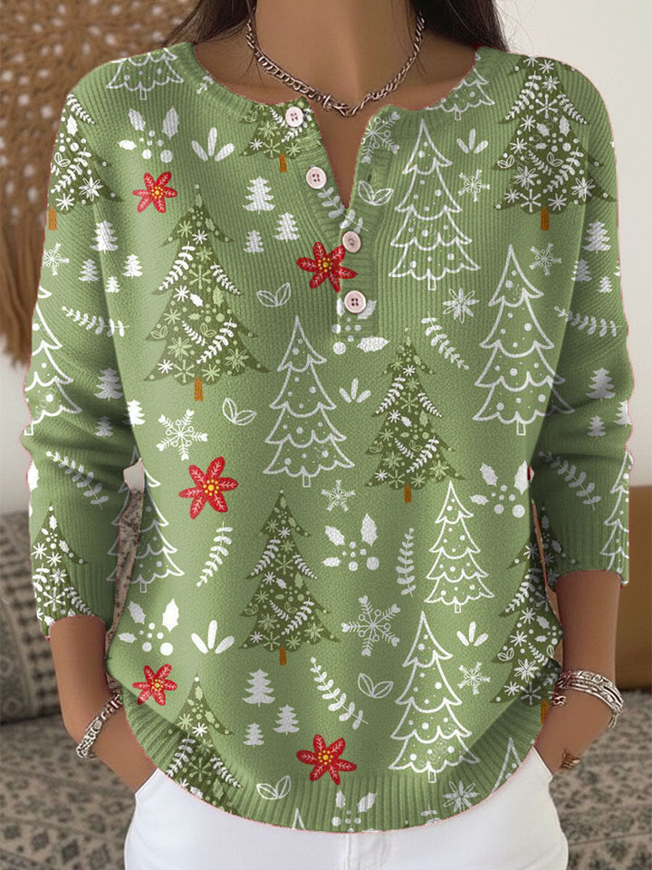 Raegan™ | Maglione natalizio con bottoni — 1