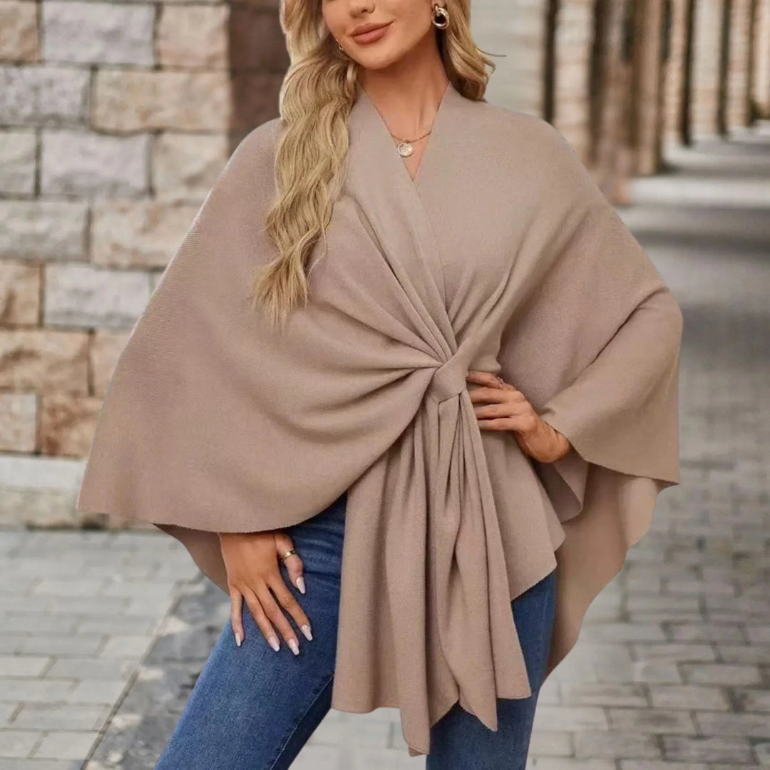 Briana™ | Poncho drappeggiato elegante — 5