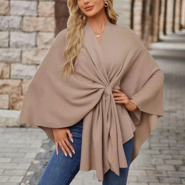 Briana™ | Poncho drappeggiato elegante — 5