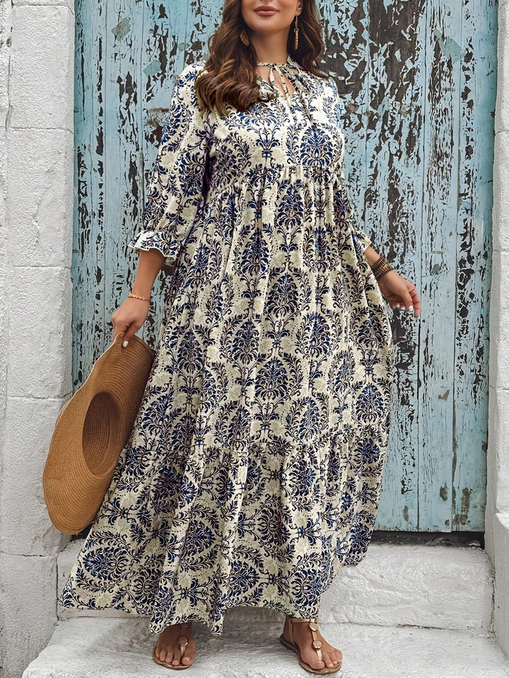 Molly | Abito boho con stampa mosaico