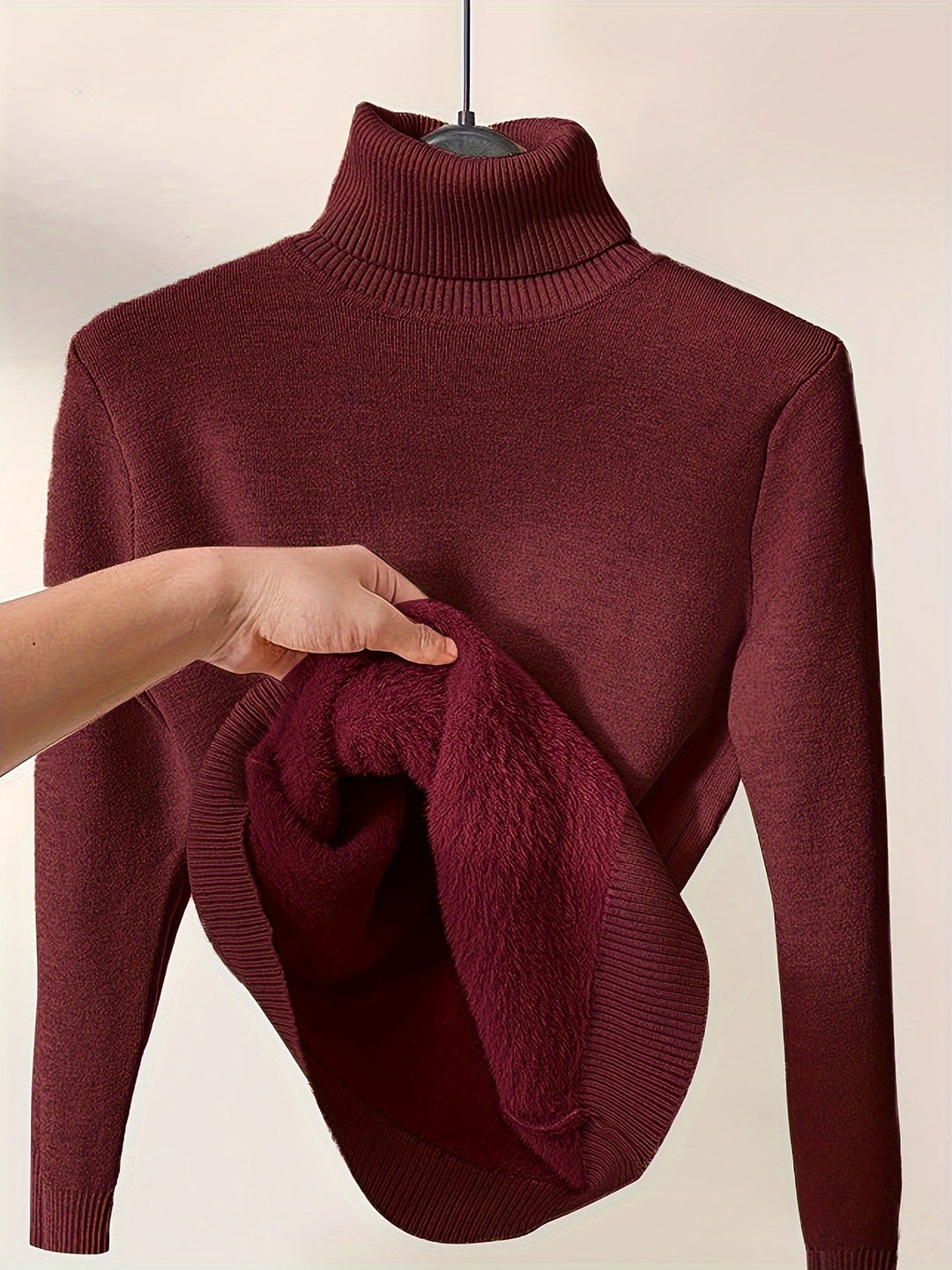 Zerra | Maglione pullover morbido con collo alto — 4