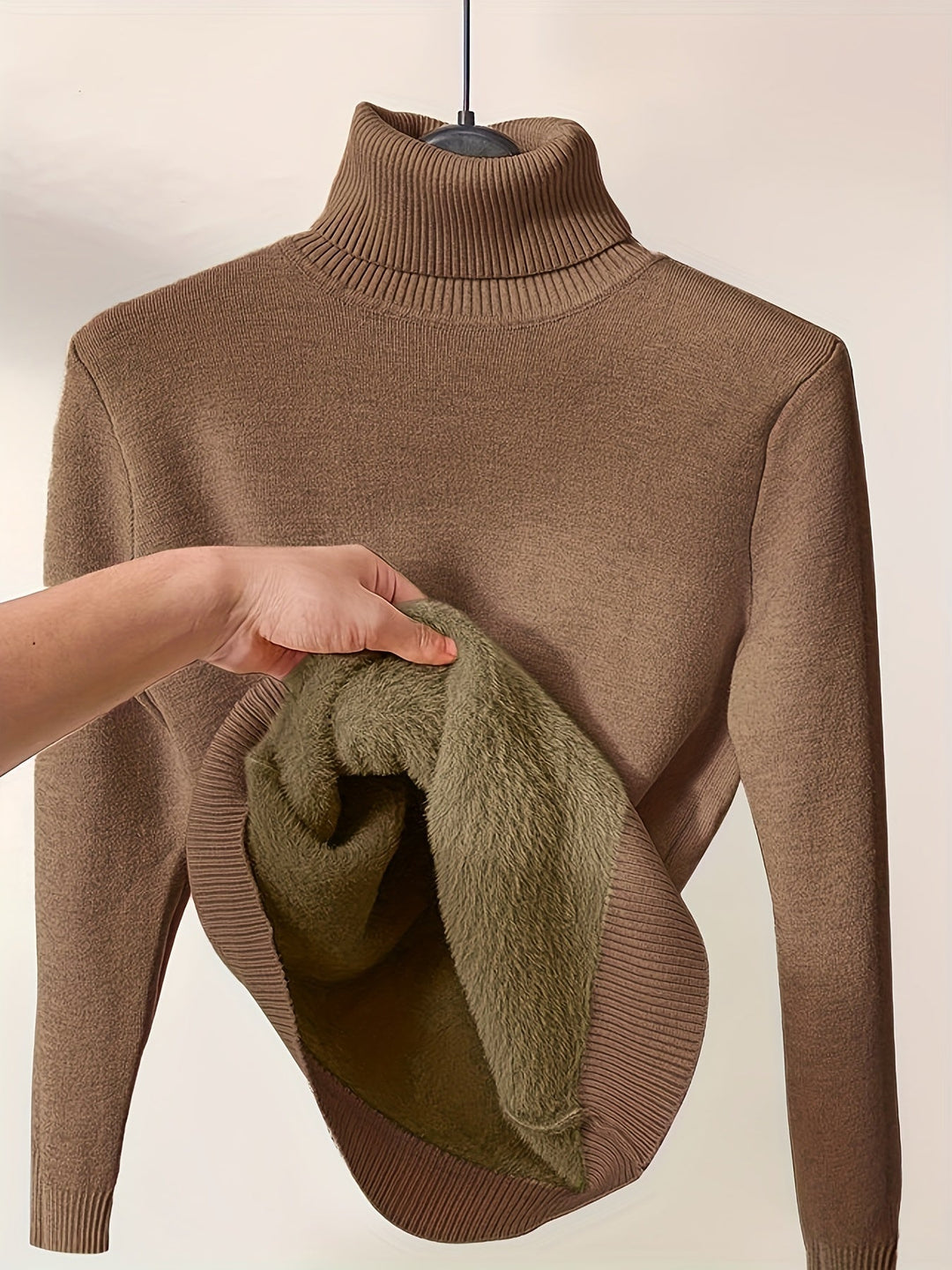 Zerra | Maglione pullover morbido con collo alto — 1