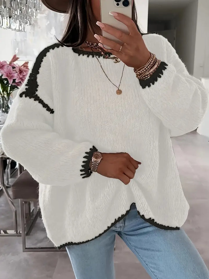 Usalda | Maglione lavorato a maglia accogliente — 1