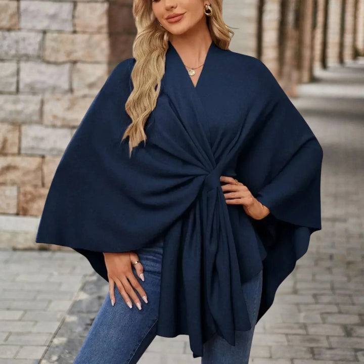 Briana™ | Poncho drappeggiato elegante — 9