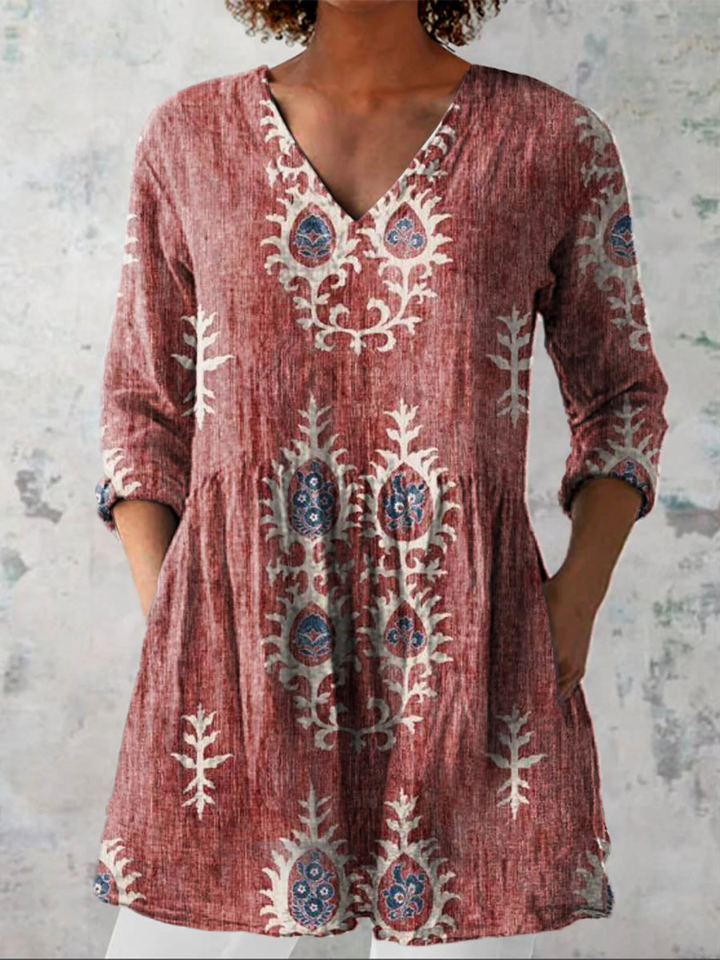 Blair | Blusa lunga con stampa decisa