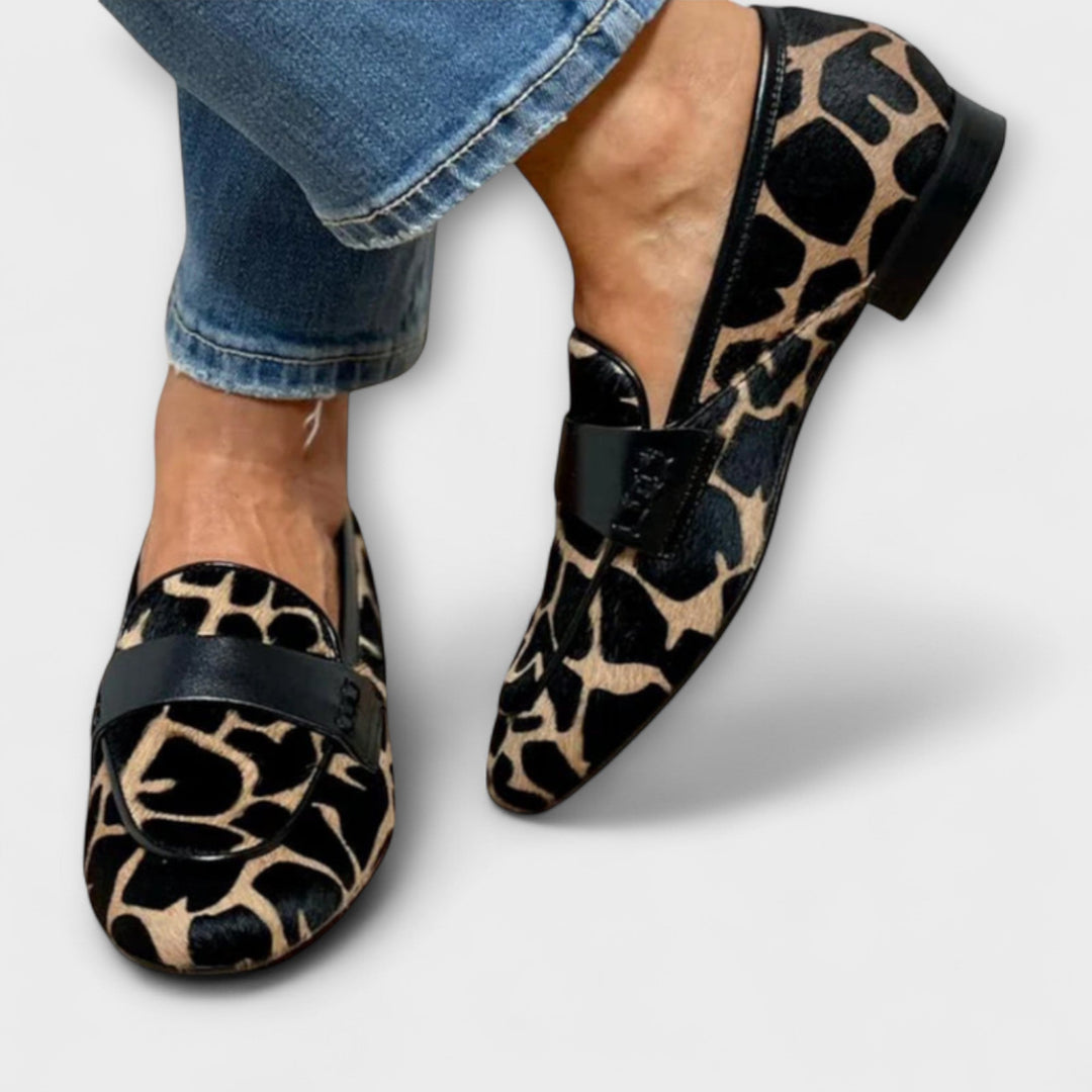 Leonie™ | Mocassini leopardati