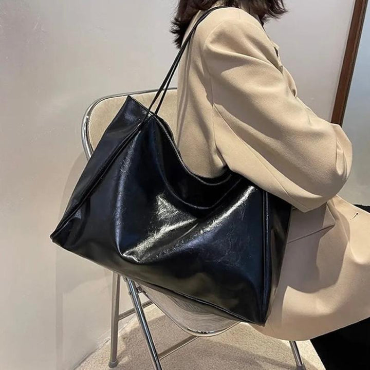 Patricia™ | Borsa in pelle luminosa