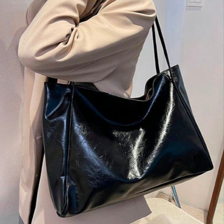 Patricia™ | Borsa in pelle luminosa