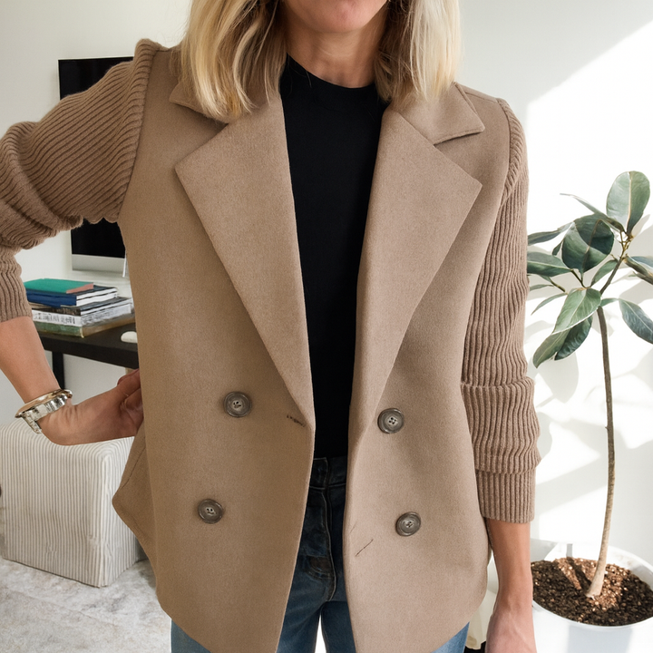 Sasha | Cappotto blazer a coste — 4