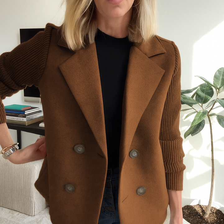 Sasha | Cappotto blazer a coste — 5