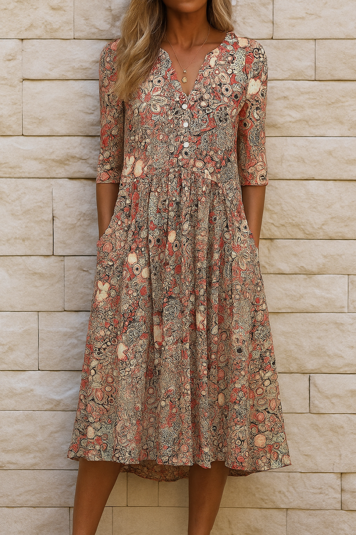 Harlow | Abito elegante con scollo a V