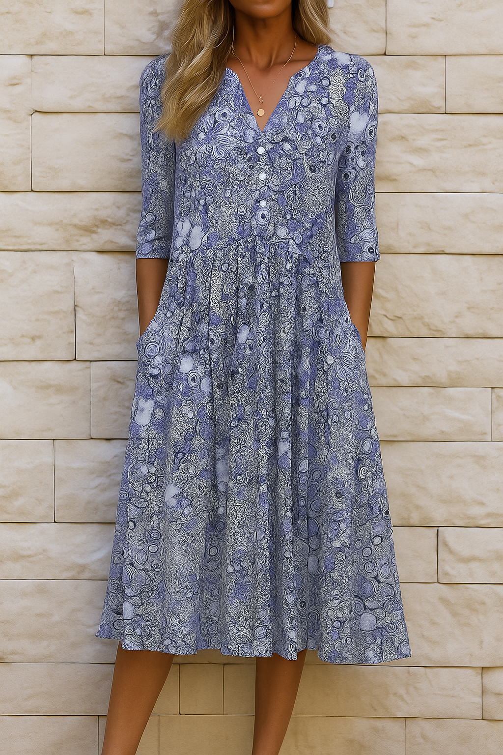 Harlow | Abito elegante con scollo a V