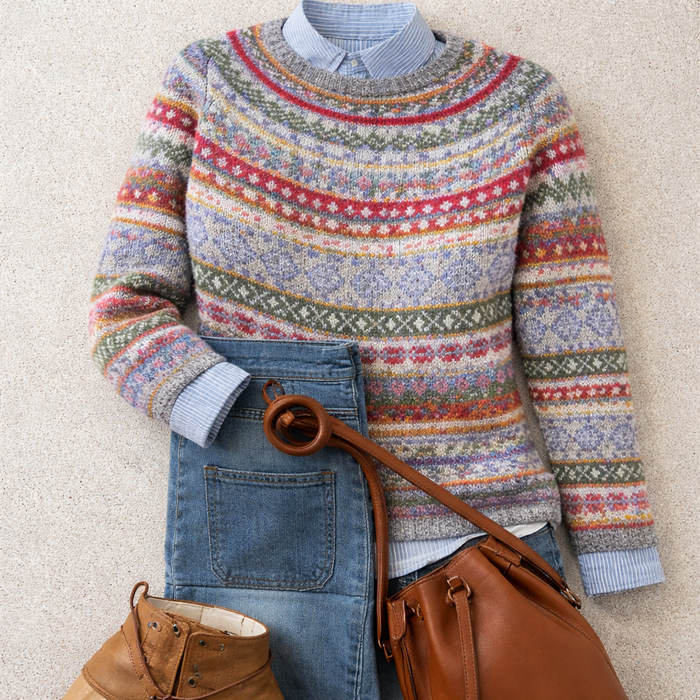 Hannah™ | Maglione in maglia nordica Heritage — 1