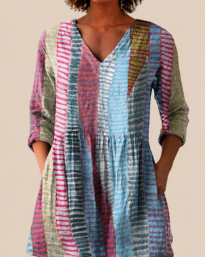 Noa | Blusa lunga con stampa decisa