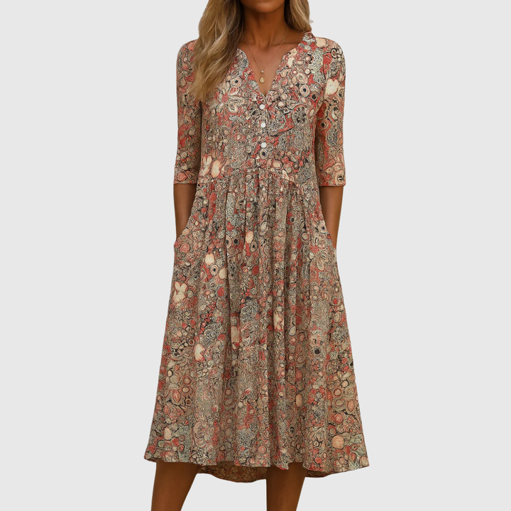 Harlow | Abito elegante con scollo a V