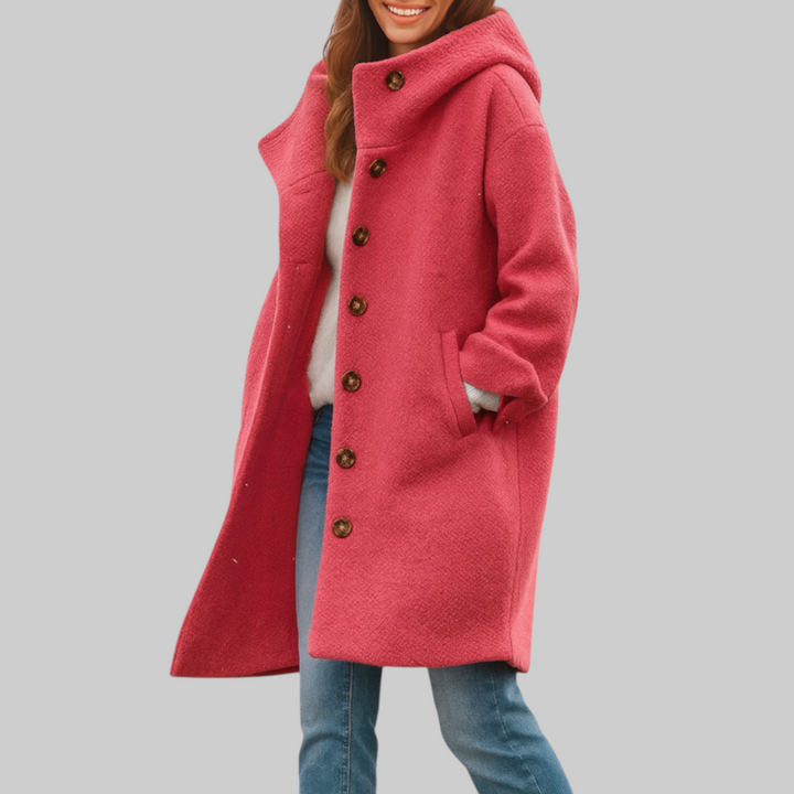Freja | Cappotto quotidiano confortevole di media lunghezza