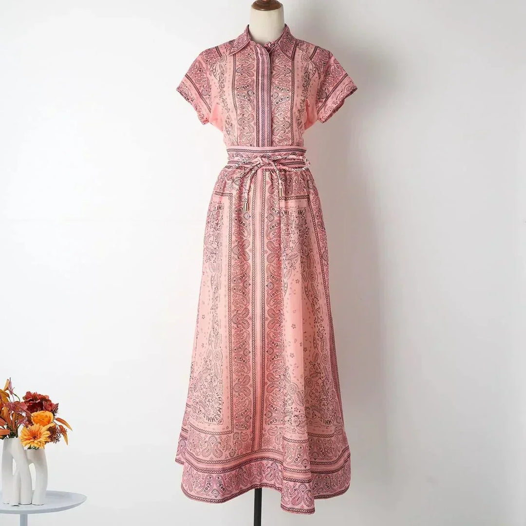 Adele | Completo boho stampato a due pezzi