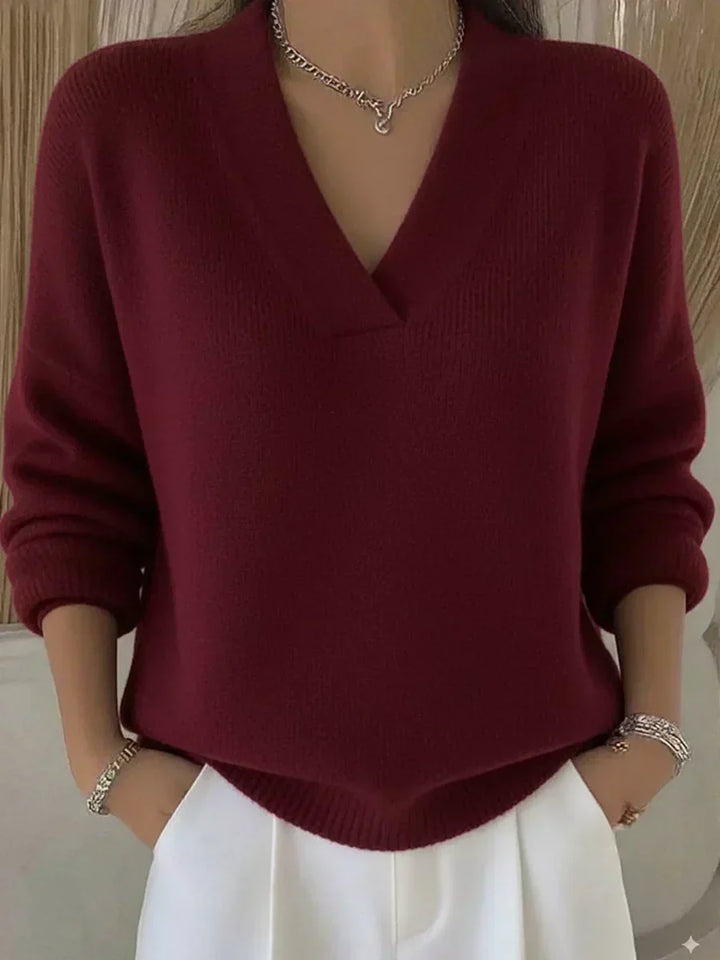 Vivelle™ | Maglione comodo con scollo a V — 1