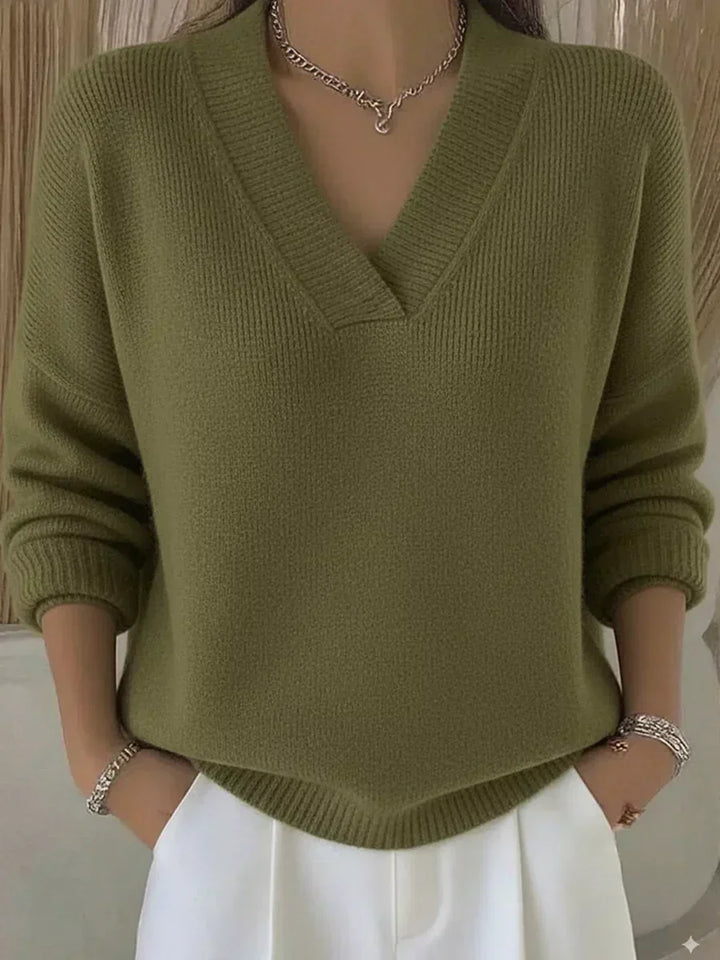 Vivelle™ | Maglione comodo con scollo a V — 3